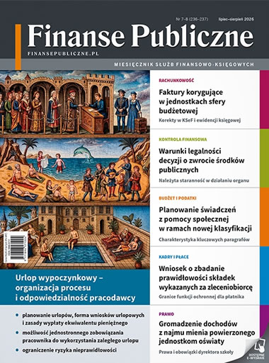 Finanse Publiczne lipiec-sierpień 2026